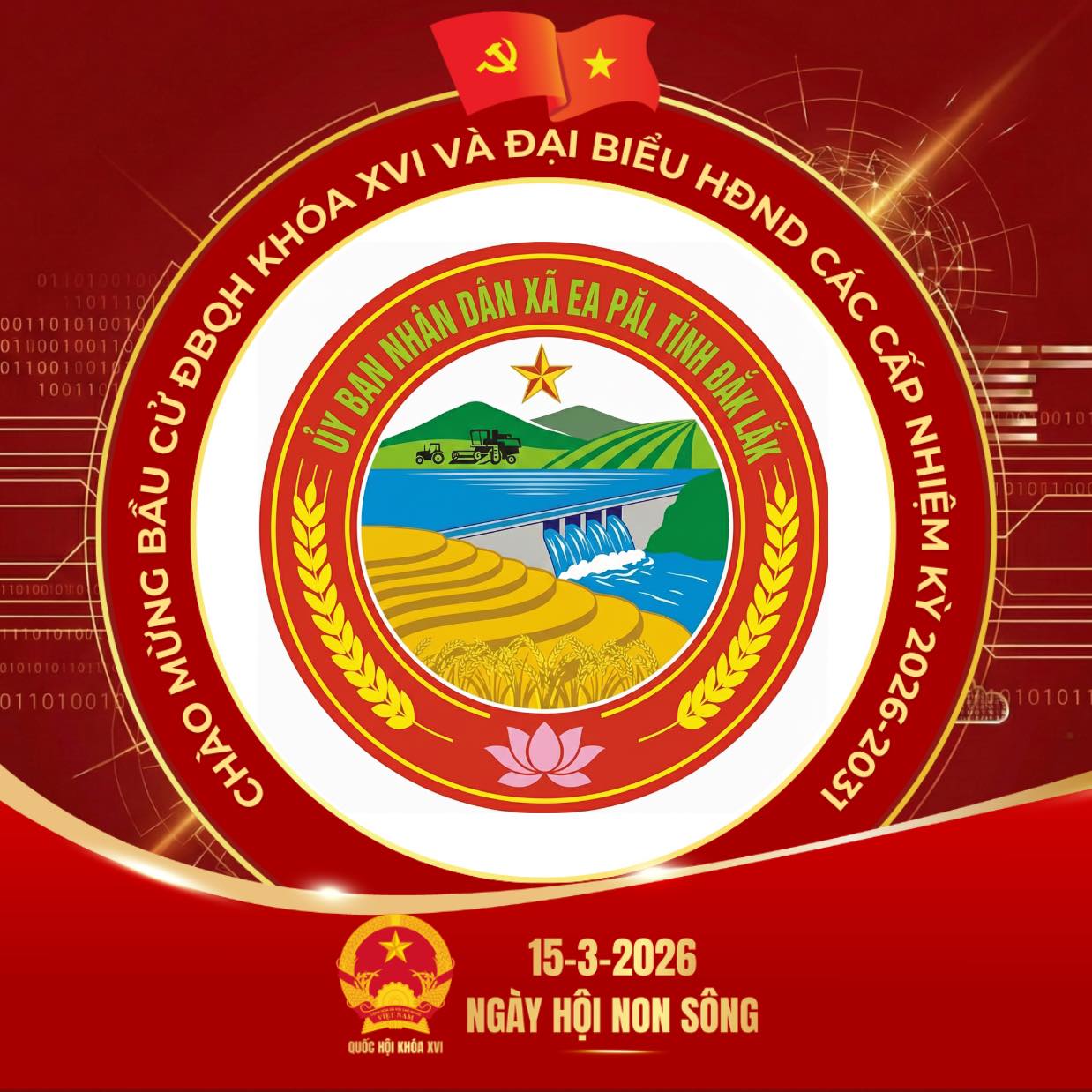 THAY AVATAR CHÀO MỪNG BẦU CỬ ĐẠI BIỂU QUỐC HỘI KHÓA XVI VÀ ĐẠI BIỂU HỘI ĐỒNG NHÂN DÂN CÁC CẤP NHIỆM KỲ 2026 – 2031